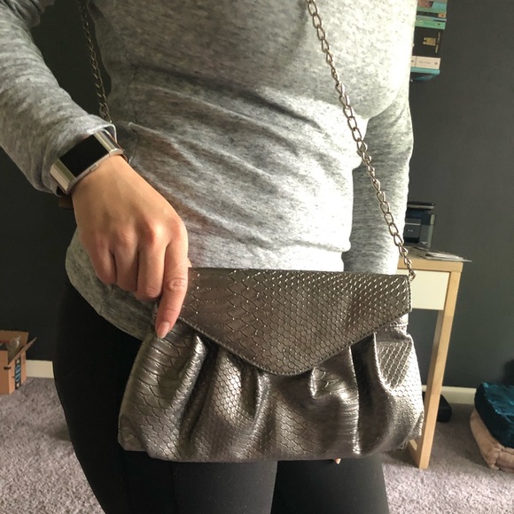 Silver evening bag - Picture 4 of 5